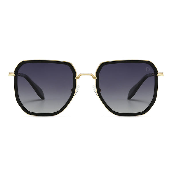 Dollger Retro Polygon Trendy Square Polarized Sunglasses