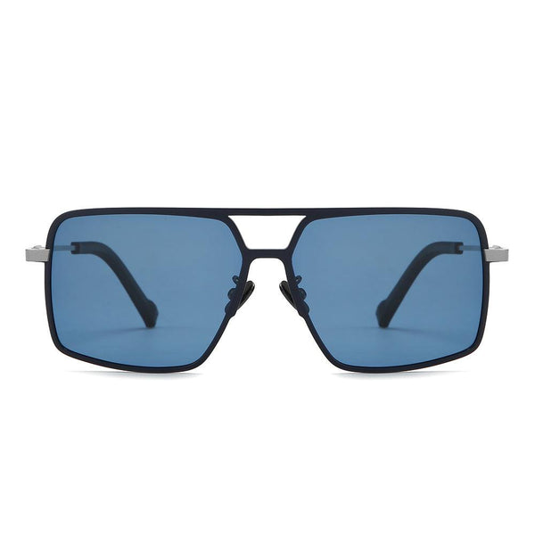 Dollger Titanium Frame Square Aviator Sunglasses