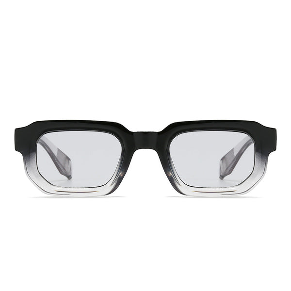 Dollger Acetate Rectangle Full-Rim Tinted Sunglasses